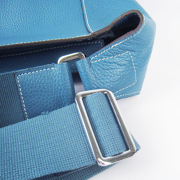 Knockoff Hermes Good News H Women Shoulder Bag Blue H2801 - Click Image to Close